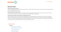 Desktop Screenshot of decisionaid.info